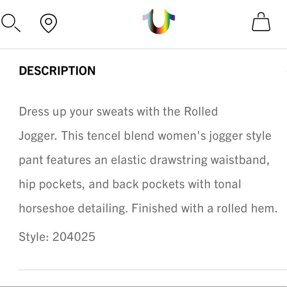 True religion rolled joggers XL - Picture 8 of 8